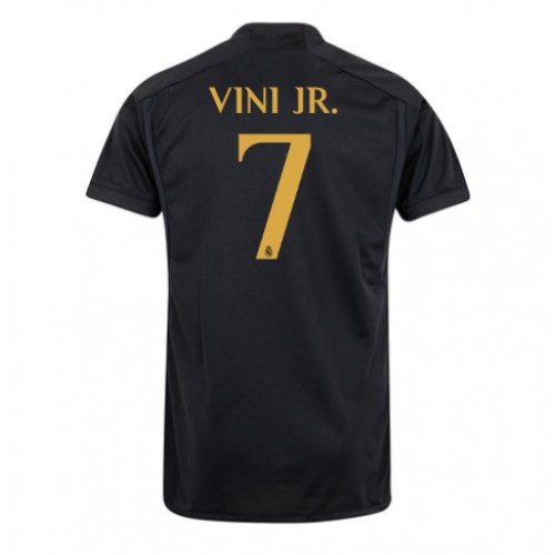 Moški Nogometni dresi Real Madrid Vinicius Junior #7 Tretji 2023-24 Kratek Rokav